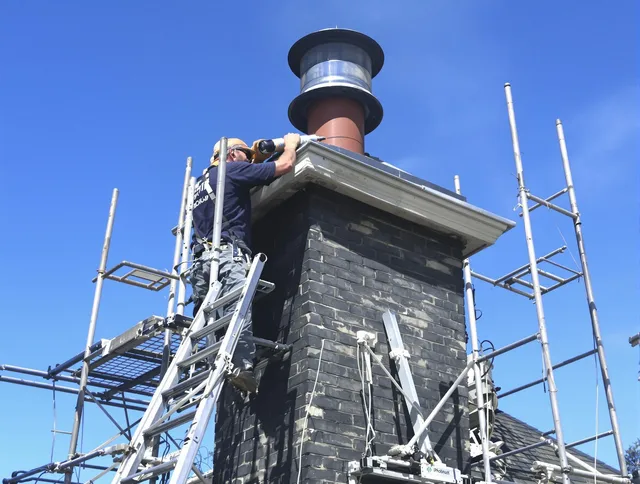 Sturdy chimney crown finished by Farmington Chimney Sweep in Farmington, CT