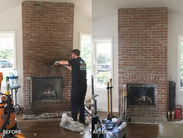 Finished chimney sweeping service by Farmington Chimney Sweep in Farmington, CT