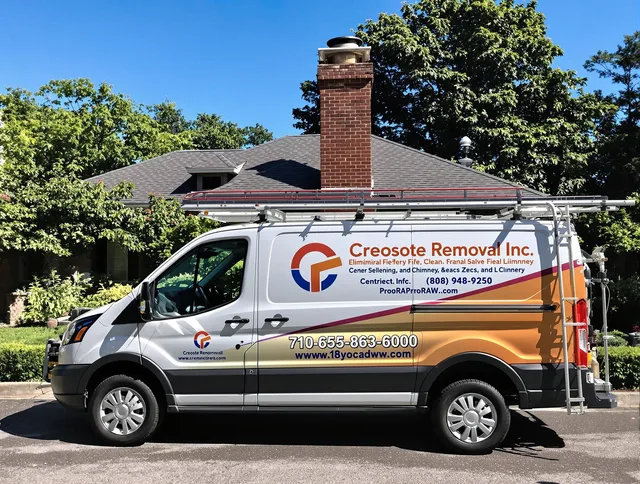 Farmington Chimney Sweep technician removing creosote safely in Farmington, CT