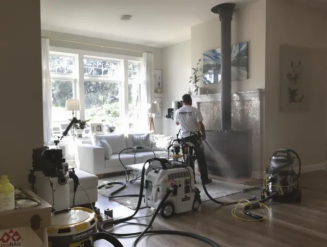 Soot removal service by Farmington Chimney Sweep for a fireplace in Farmington, CT